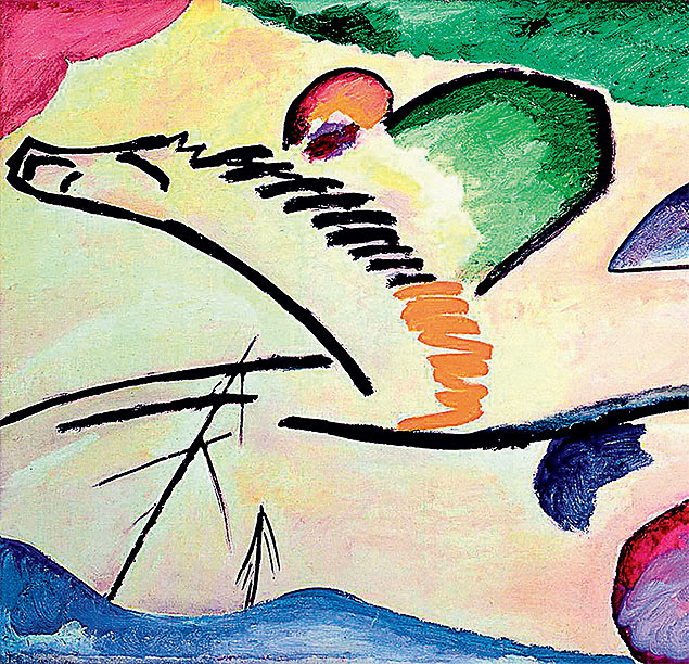 "Man of a Horse", de Wassily Kandinsky