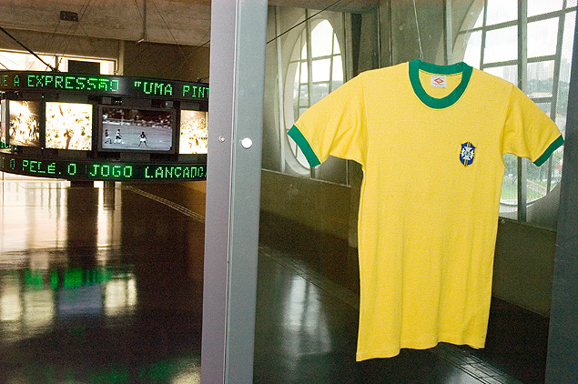 "Camisa 10" (1970), no Museu do Futebol
