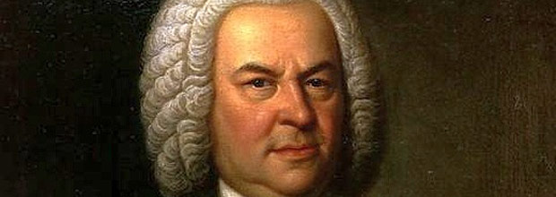 Detail from a Portrait of Johann Sebastian Bach (1748) by Elias Gottlob Haussmann