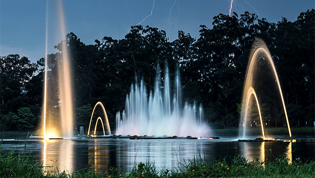Parque Ibirapuera, um dos provveis escolhidos para receber cisternas pblicas de coleta de guas pluviais