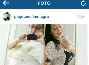 Foto do perfil "Enfim magra" – Reprodução/Instagram