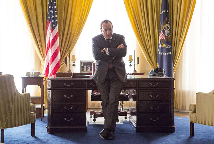 Kevin Spacey interpreta presidente dos Estados Unidos no filme "Elvis & Nixon"credito: Divulgao