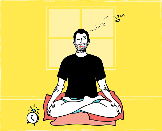 Ilustrao para matria sobre mindfulness ("ateno plena")