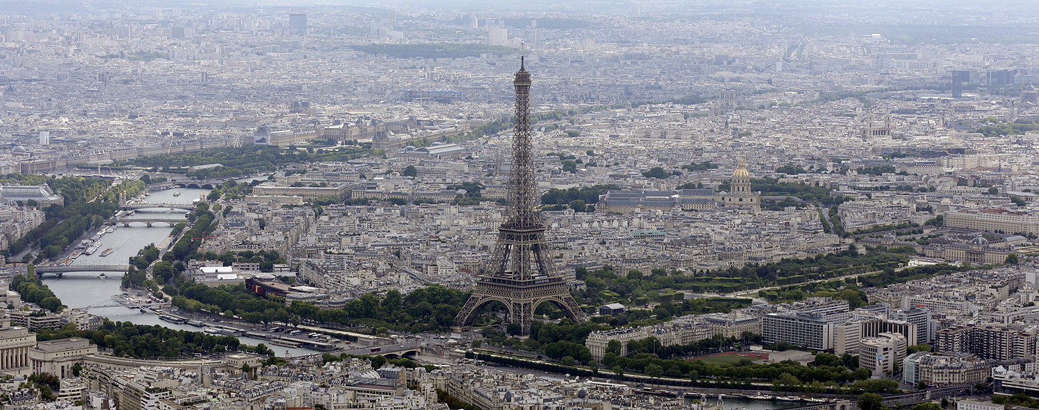 Vista area de Paris
