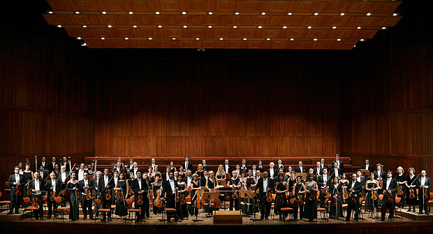 A orquestra Gulbenkian, que se apresenta neste domingo no Auditrio Ibirapuera