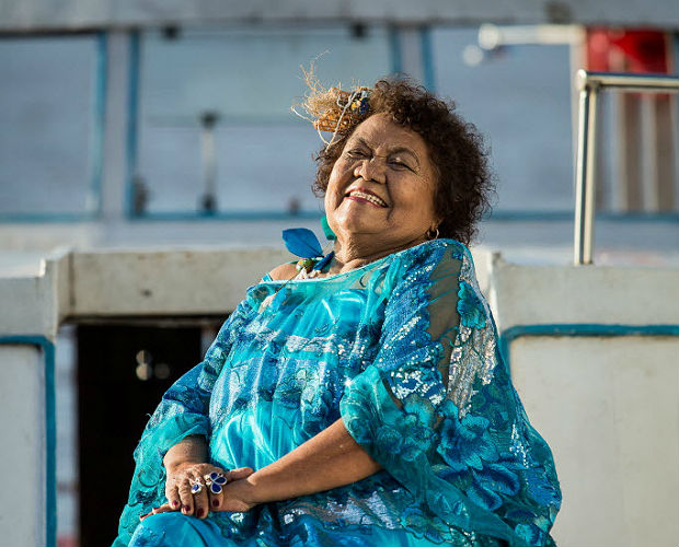 A cantora paraense Dona Onete, considerada a criadora do carimb chamegado