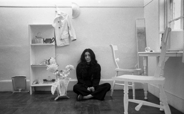 Obra de Yoko Ono, que esta em mostra no Instituto Tomie Ohtake