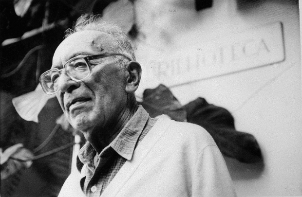 O tradutor e dicionarista Paulo Roni (1907-1992) em sua casa, em 1991. (Foto: Fernando Rabelo/Folhapress)