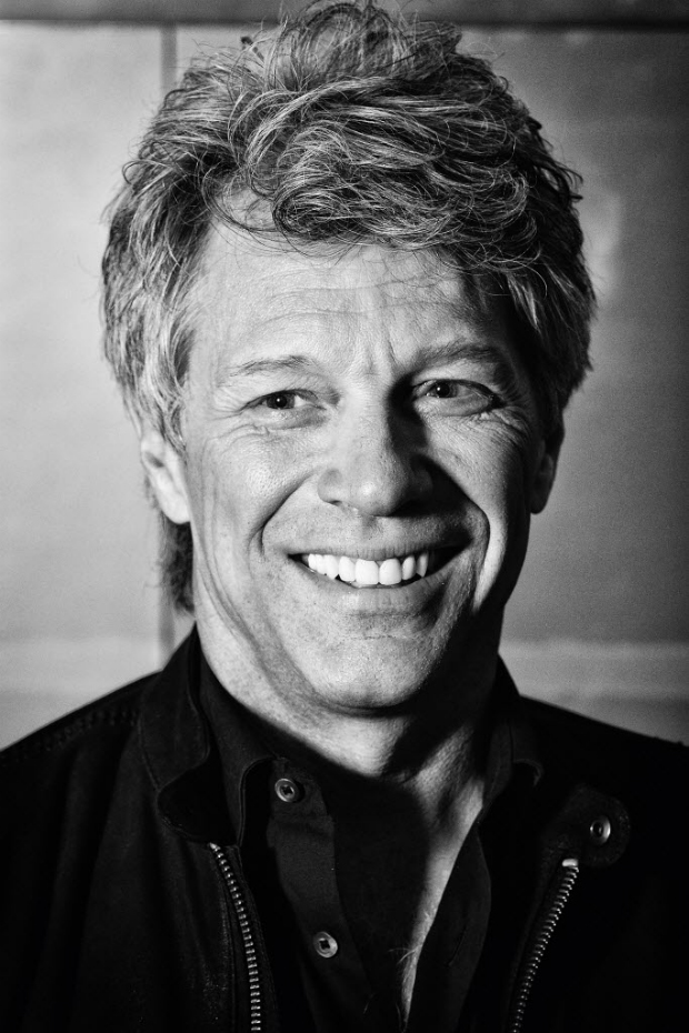 LONDON, ENGLAND - SEPTEMBER 22: (EDITORS NOTE: Image has been converted to black and white.) Jon Bon Jovi attends a playback for Bon Jovi's new album 