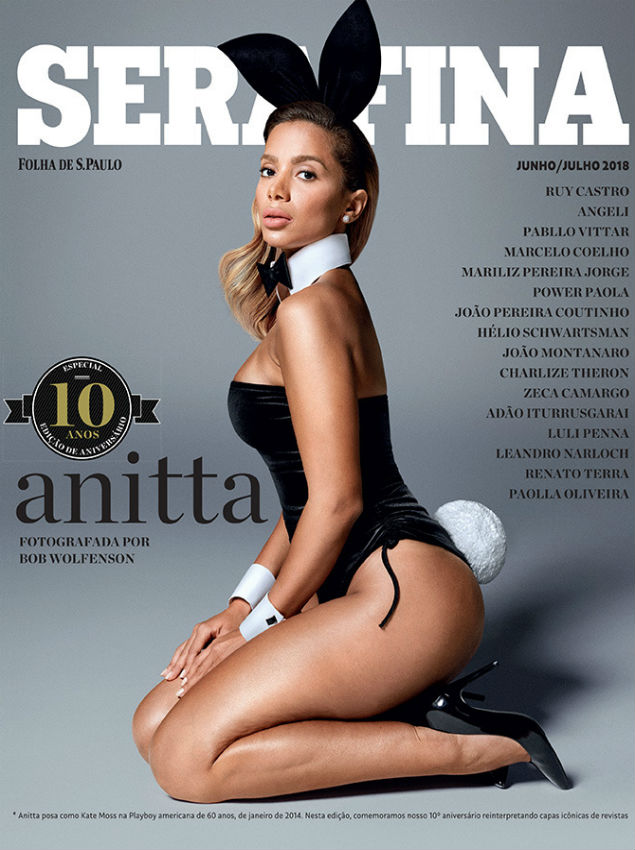 Reproduo de capa da Playboy com Anitta para especial da Serafina