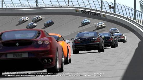 Cena do game Gran Turismo 5, cujas vendas foram adiadas no Brasil, segundo a fabricante