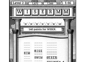 O game Every Word, um dos aplicativos lanados para o Kindle