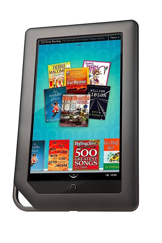 ltima verso do Nook, leitor de livros eletrnicos da rede de livrarias Barnes & Noble, com tela colorida