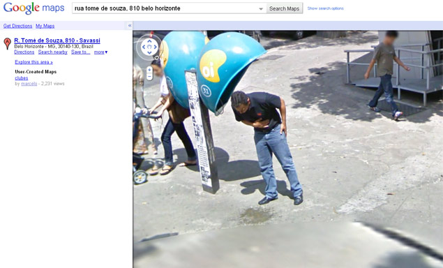 Engenheiro mecnico aparece em foto numa posio na qual aparentemente, est vomitando; ele quer indenizao de R$ 500 mil