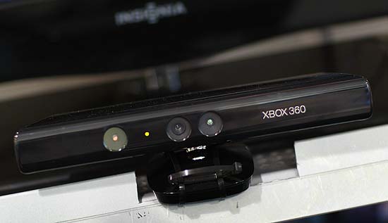 O acessrio Kinect, para Xbox 360, que comeou a ser vendido em novembro do ano passado