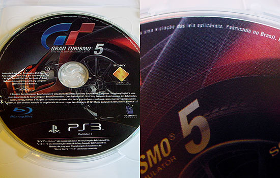 Mdia Blu-ray do jogo Gran Turismo 5 vendida comprada por Uemura na loja UZ Games