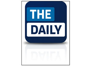 Logotipo do "The Daily", jornal da News Corp feito somente para iPad e que ser lanado no dia 2 de fevereiro