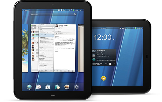 TouchPad, tablet lanado pela HP com sistema webOS