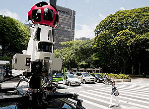 Câmera do Street View, do Google, em SP