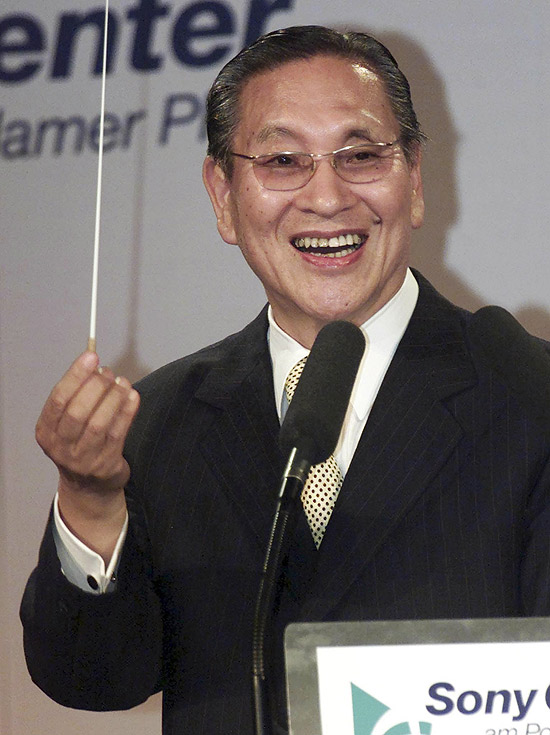 Norio Ohga, a quem se credita o desenvolvimento do CD, morreu neste sábado