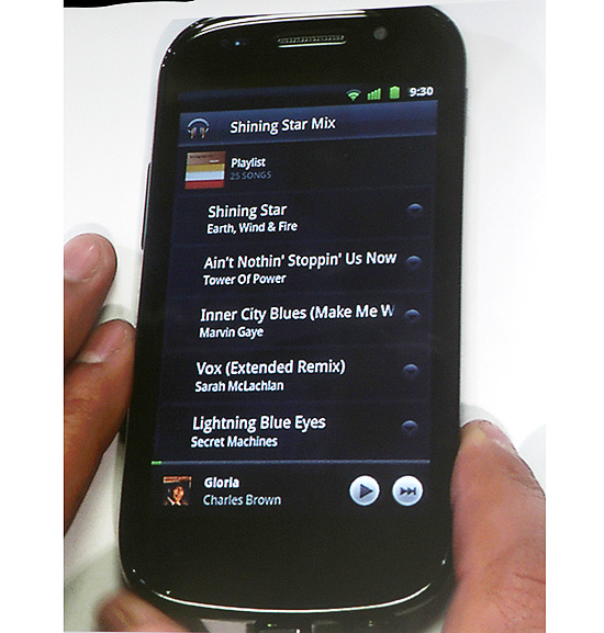 Music Beta é demonstrado em aplicativo para Android durante a conferência Google I/O