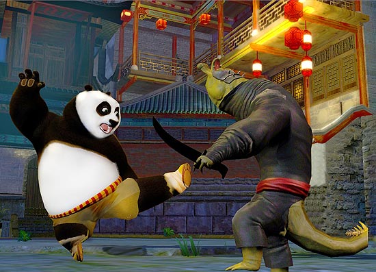 Cenas do jogo Kung Fu Panda 2 para Xbox 360