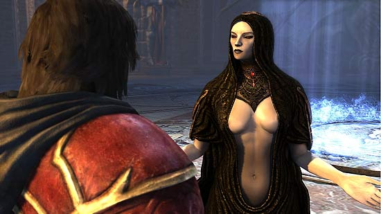 Cena do game Castlevania: Lords of Shadow, que tem verses para PlayStation 3 e Xbox 360