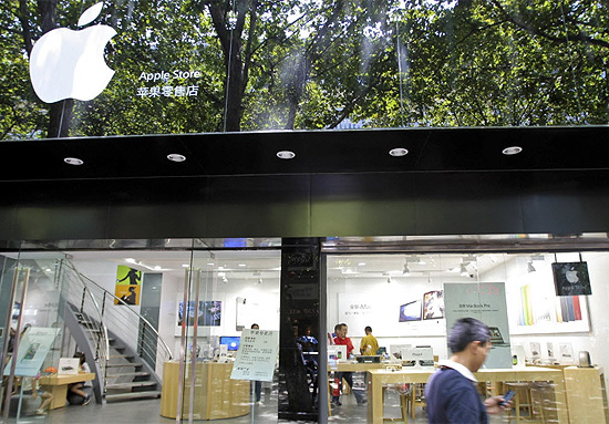 Falsa Apple Store em Kunming, na China