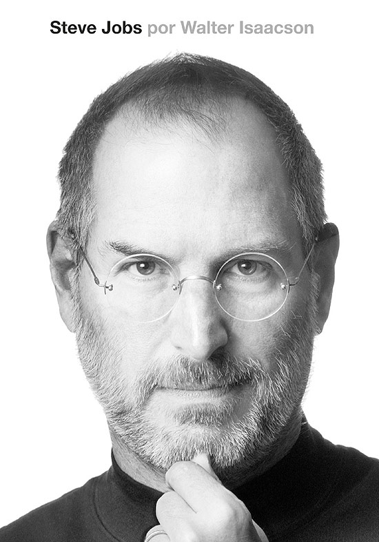 Capa da biografia "Steve Jobs", de Walter Isaacson