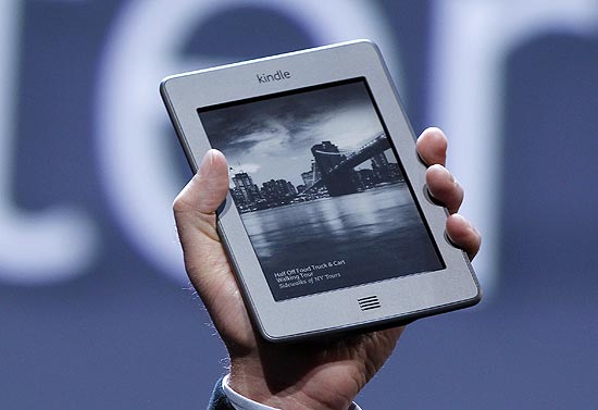 Kindle Touch, da Amazon, um dos leitores de e-book mais populares do mundo