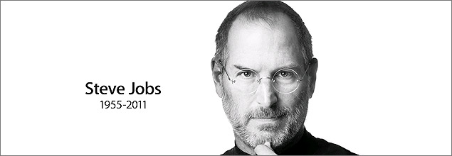 O site da Apple mudou em homenagem a Jobs, que morreu aos 56 anos