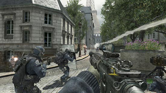 Cena de Call of Duty: Modern Warfare 3, jogo que vendeu 6,5 milhes de cpias em 24 horas