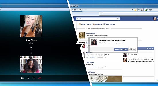 Versão beta do aplicativo do Skype permite fazer chamadas de vídeo com amigos do Facebook