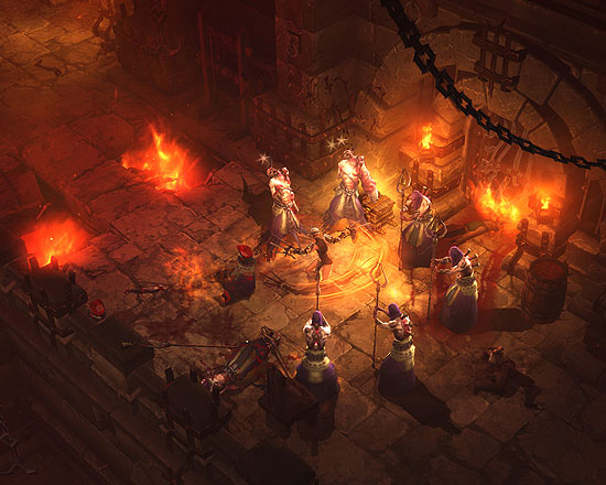 Cena do novo "Diablo 3", que ser lanado em 15 de maio para PC