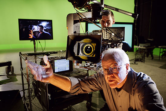 Douglas Trumbull, especialista em efeitos especiais, em fotografia sem data