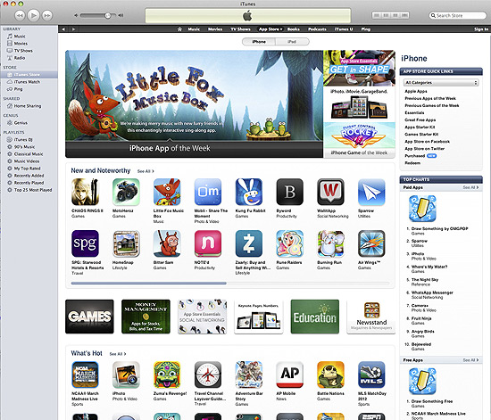 An undated handout screengrab of Apple's App Store. In the world of hacking, the App Store, and Apple's broader iTunes Store, have become playgrounds for illicit transactions. (Handout via The New York Times) -- NO SALES; FOR EDITORIAL USE ONLY WITH STORY SLUGGED APPLE SECURITY. ALL OTHER USE PROHIBITED. --
