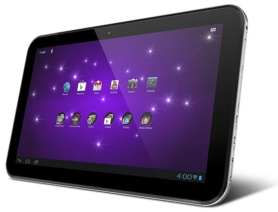 Novo tablet Excite da Toshiba, com 13polegadas.