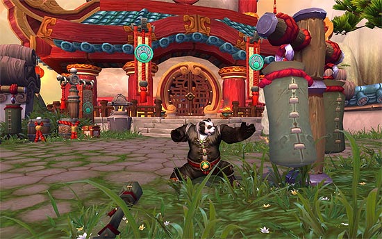 Tela do game de RPG on-line "World of Warcraft: Mists of Pandaria", da Blizzard