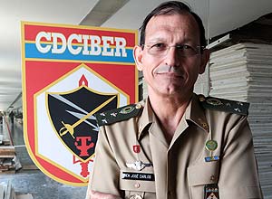 O general Jos Carlos dos Santos, comandante do CDCiber (Centro de Defesa Ciberntica)