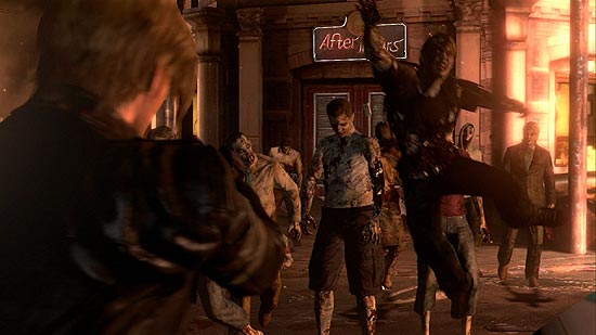 Cena do jogo "Resident Evil 6"