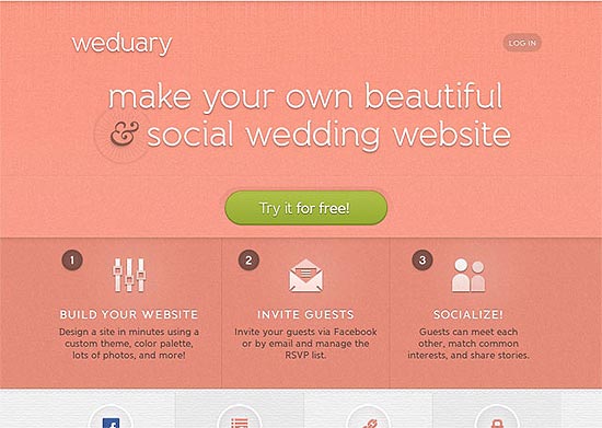 Aplicativo Weduary, que conecta convidados de um casamento antes da cerimônia