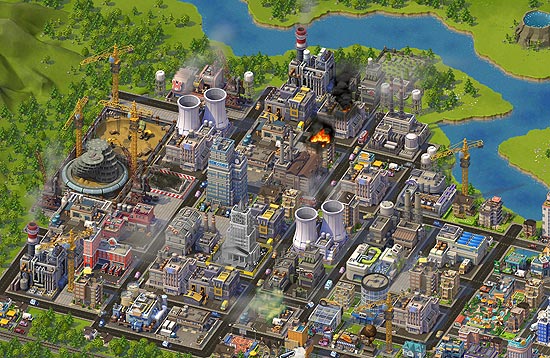 Jogo "SimCity Social", da Electronic Arts; desenvolvedora cr que haver 2 bilhes de gamers em 2020