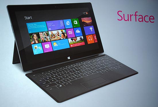 O Surface, tablet da Microsoft