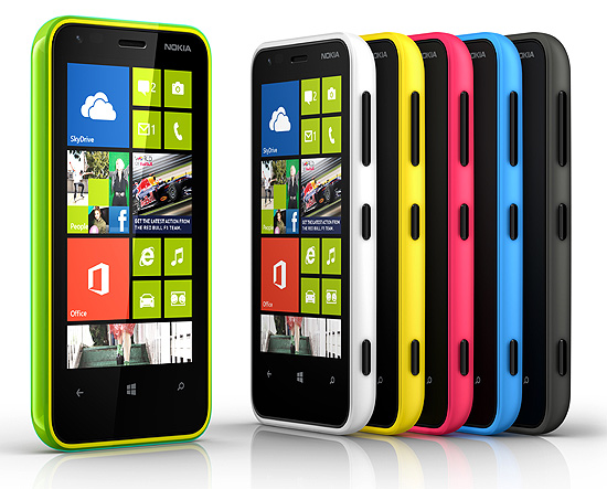 O Nokia Lumia 620, lançado em dezembro; resultado positivo da fabricante foi uma surpresa