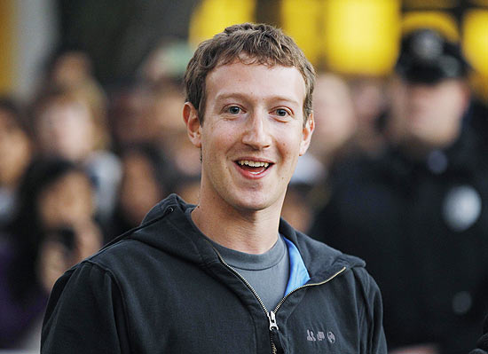 Fundador e presidente-executivo do Facebook, Mark Zuckerberg 