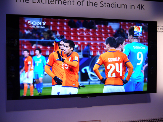 Televisor da Sony com resoluo 4K, o qudruplo do Full HD, na CES 2014
