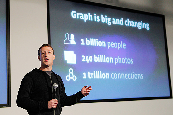 Mark Zuckerberg apresenta a Busca Social (Graph Search, em ingls) em evento na sede do Facebook