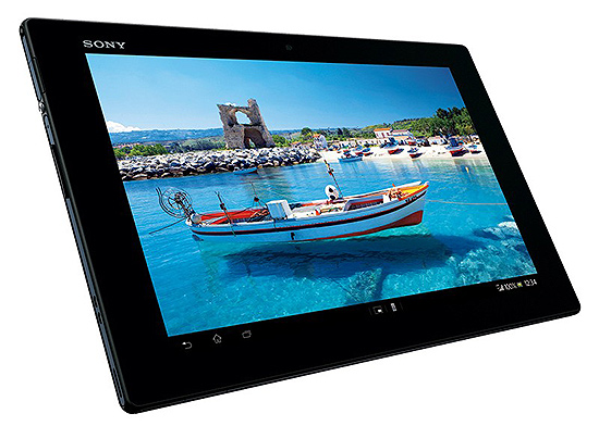 Xperia Tablet Z, da Sony, tem tela de 10,1 polegadas, sistema Android e revestimento à prova d'água