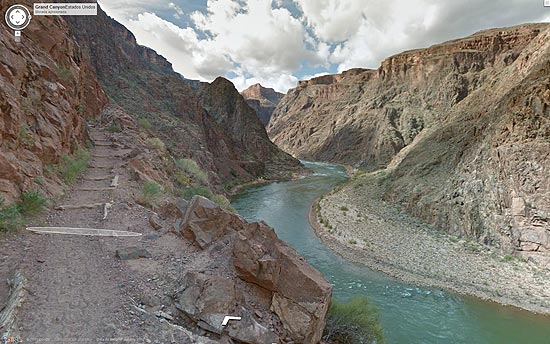 Imagem do Google Maps mostra o Grand Canyon nos EUA; servio da empresa passa a cobrir a regio 