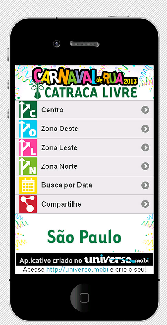 App foi desenvolvido tanto para o Rio de Janeiro quanto para So Paulo